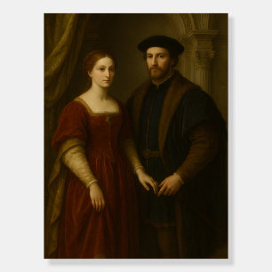 Grace of the Renaissance – Portrait of a Noblewoma Foam Board