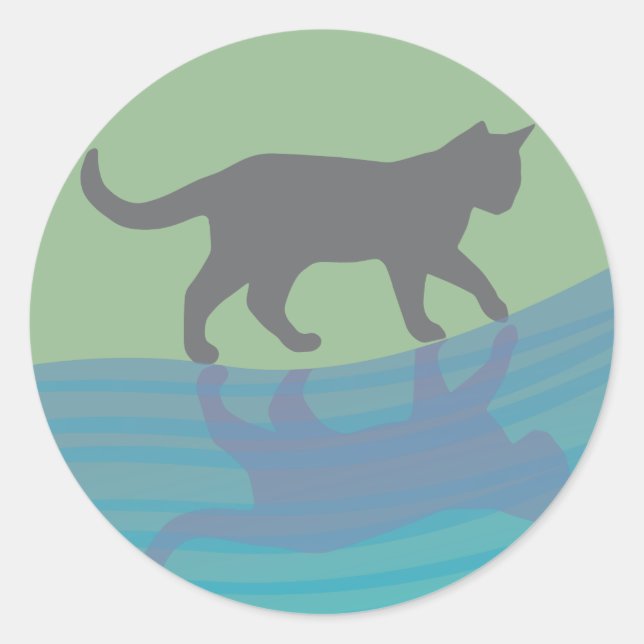 Grace of the River Classic Round Sticker (Front)