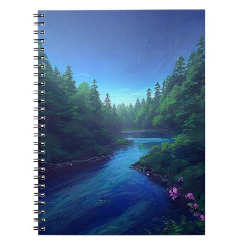 Grace of the River in the Green Forest Notebook