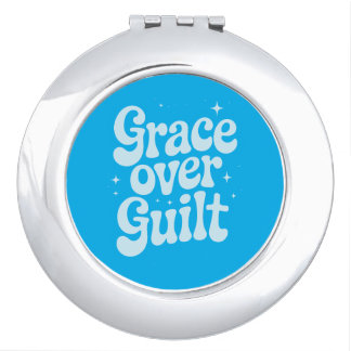 Grace Over Guilt Compact Mirror