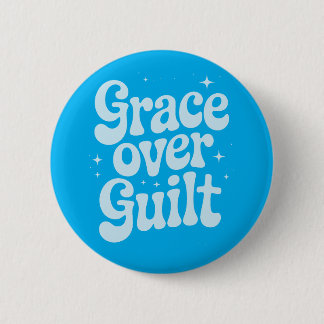 Grace Over Guilt Retro Button