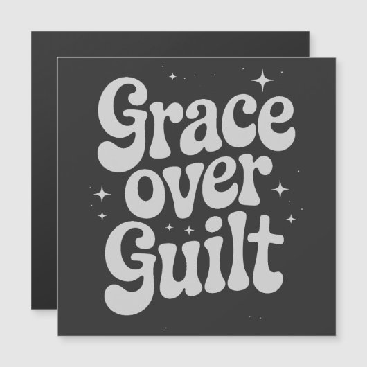 Grace Over GuiltMagnetic Card (Front/Back)