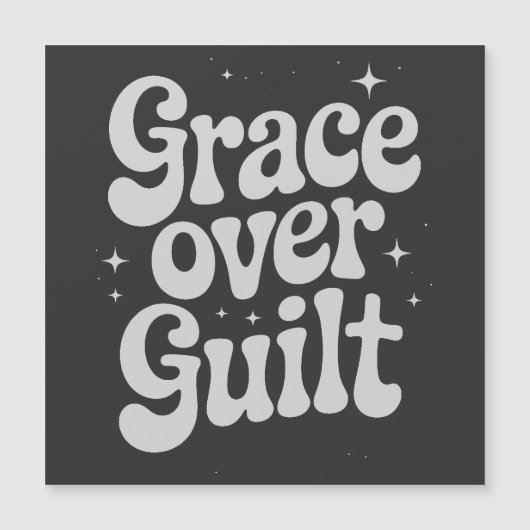 Grace Over GuiltMagnetic Card (Front)