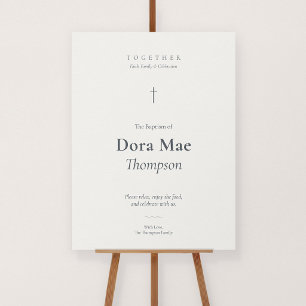 Grace Religious Baptism Reception Welcome Sign