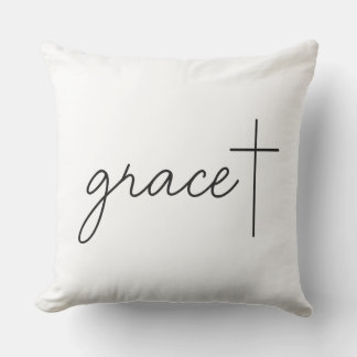Grace + throw pillow