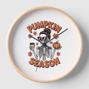 Grace Upon Grace Fall Pumpkin Clock