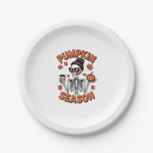 Grace Upon Grace Fall Pumpkin Paper Plates