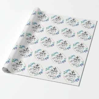 Grace Upon Grace Wrapping Paper