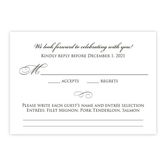 Grace Wedding Invitations (RSVP)