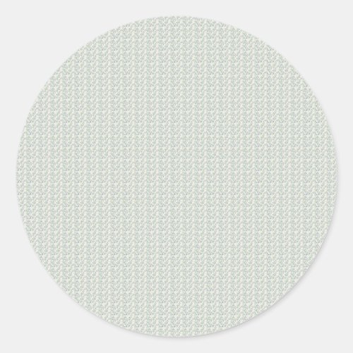 Graceful 1940s Vintage Bluebell & Muted Teal Classic Round Sticker