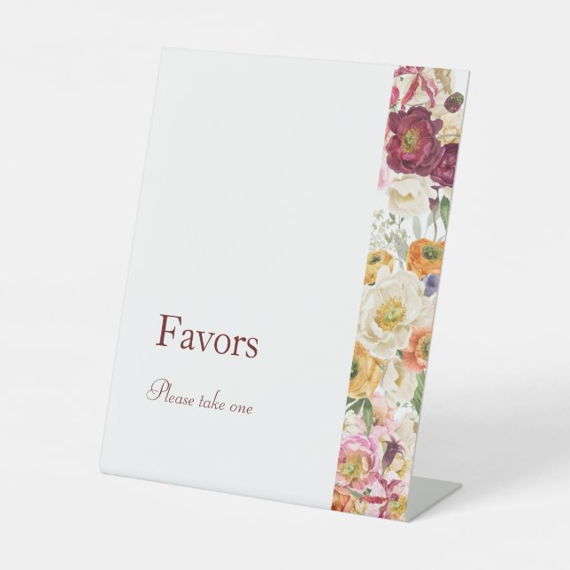 GRACEFUL Blooms Favors Sign (Front)