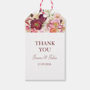 GRACEFUL Blooms Wedding Gift Tags