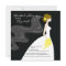 Graceful Bride Bridal Shower Invitation yellow