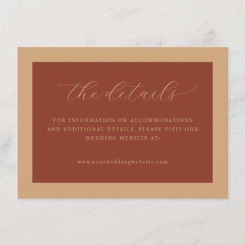 Graceful Brown Calligraphy