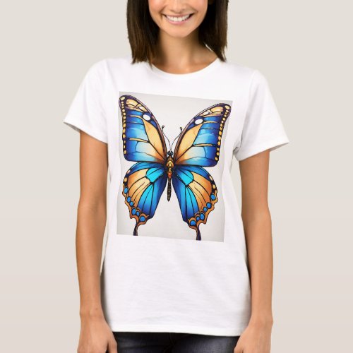 Graceful Butterflies Nature Lovers T_Shirt