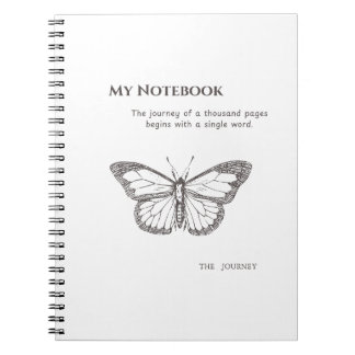 Graceful Butterfly Notebook for Daily Inspiration