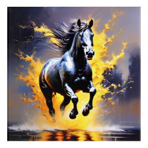 Graceful Equine Majesty - Acrylic Wall Art
