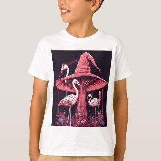 Graceful Flamingo Family Tee