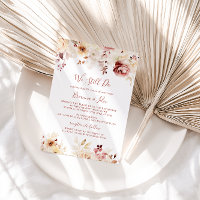 Graceful Floral We Still Do Vow Renewal