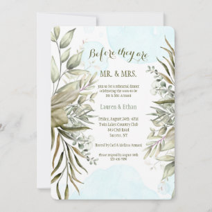 Graceful Foliage Invitation