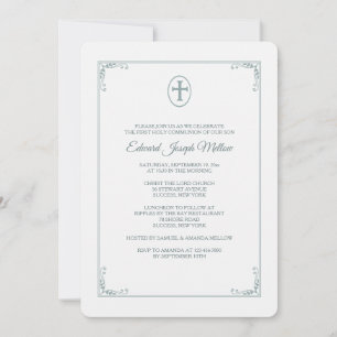 Graceful Frame Religious Invitation