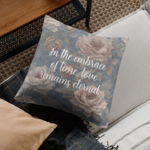 Graceful Garden Memorial Gift for Grieving Mother Throw Pillow