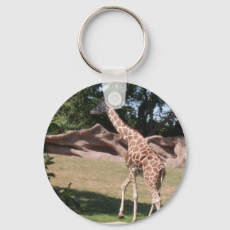 "Graceful Giraffe" Photo Key Chain