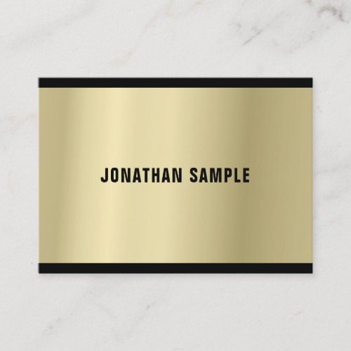 Graceful Glamorous Gold Look Professional Luxury Business Card