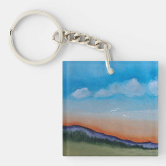 Graceful Gloing Hills Keychain
