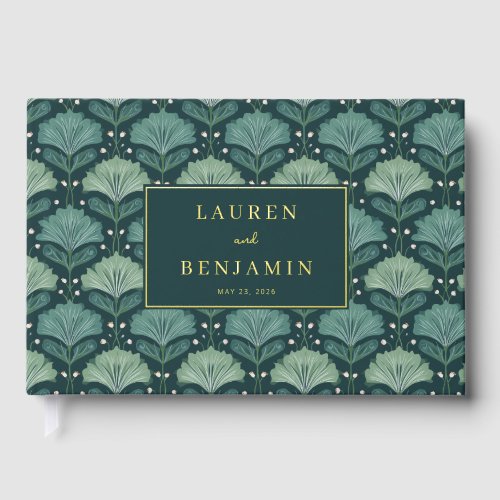 Graceful Green Botanical Pattern