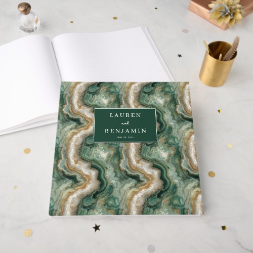 Graceful Green Marble Design