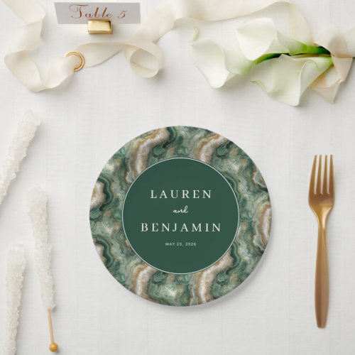 Graceful Green Marble Pattern