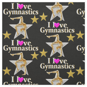 GRACEFUL GYMNAST GIRL FABRIC