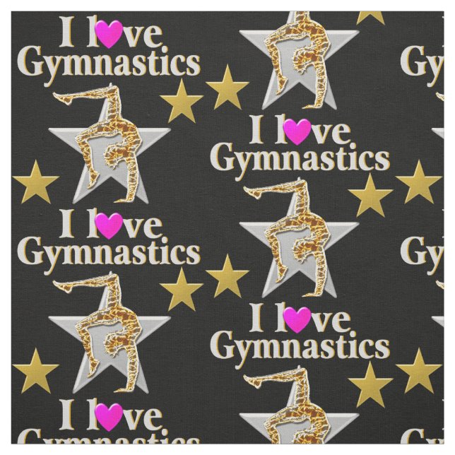 GRACEFUL GYMNAST GIRL FABRIC (Swatch)