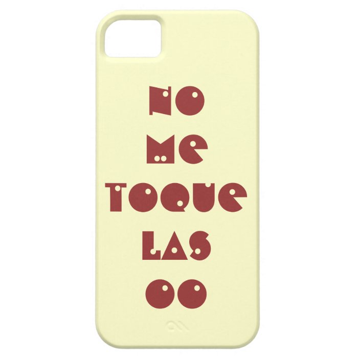 Graceful housing with customized text of joke iPhone 5 case