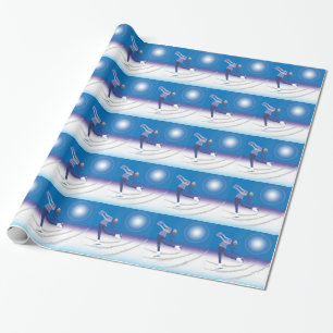 Graceful Ice Skater Wrapping Paper