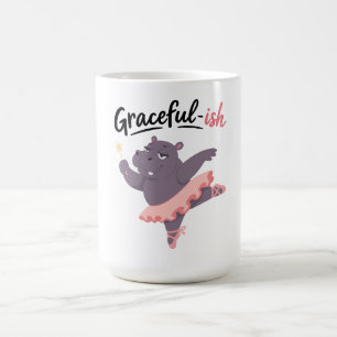 Graceful-ish Hippo Ballerina Coffee Mug