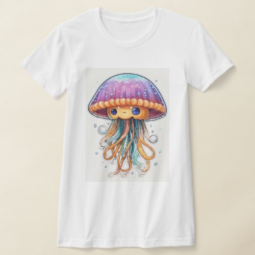 Graceful Jellyfish T_Shirt Design