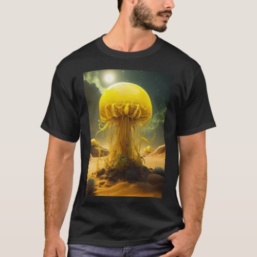 Graceful Jellyfish Tee Dive into Mystery T_Shirt