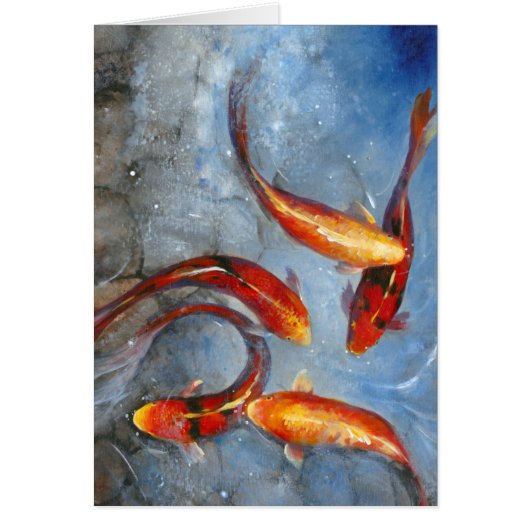 Graceful Koi I Cards (Front)