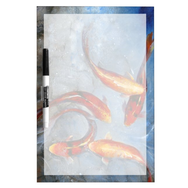 Graceful Koi I Dry-Erase Board (Front)