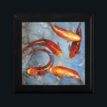 Graceful Koi I Jewelry Box<br><div class="desc">Animals</div>