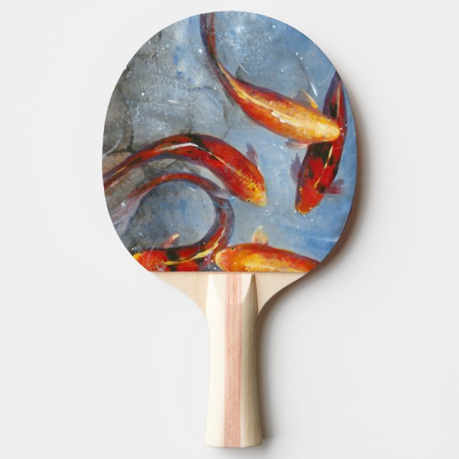 Graceful Koi I Ping-Pong Paddle (Front)