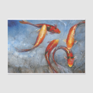 Graceful Koi I Tissue Paper