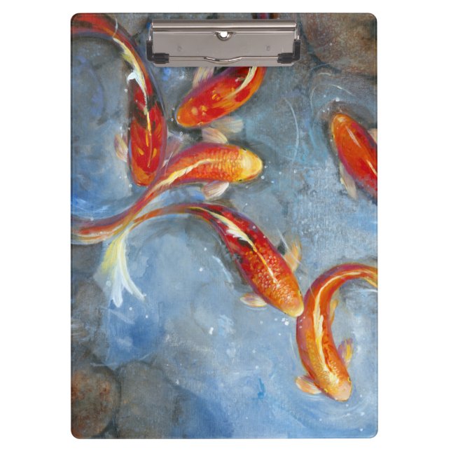 Graceful Koi II Clipboard (Front)