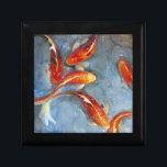 Graceful Koi II Keepsake Box<br><div class="desc">Animals</div>