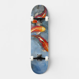 Graceful Koi II Skateboard