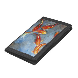 Graceful Koi II Trifold Wallet