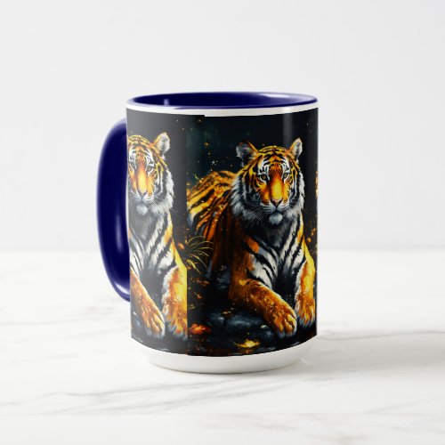 Graceful Majesty A Tigers Gaze Mug