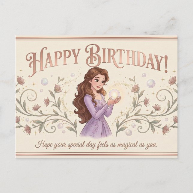 Graceful Moments Birthday Card for Women (Front)